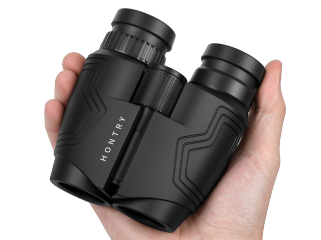 Compact Travel Binoculars for Adults and Kids (Black) Easy Focus, Close Focus, Steady Viewing, Bird Watching, Cruise Ship, Sporting Events, Road...