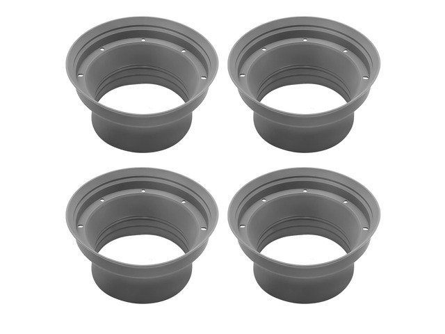 SPB65K 4 Pack Foldable Silicone 6.5 Car Speaker Baffle Kits for Sound Quality Improvement and Speaker Protection, Four Pieces