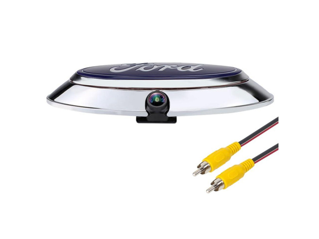 Aftermarket Emblem Backup Camera for F150/F250/F350/F450/F550(2004-2016)RCA CVBS AHD Dual Signal,HD Night Vision,Waterproof,170Â° Wide Viewing