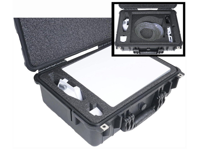 Waterproof Hard Case Fits Starlink Mini Kit with Dual-Level Foam
