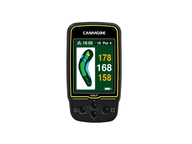 HG500 Golf GPS - Extra Large Easy-to-Read Color Display, preloaded 41,000 Course map Worldwide Shape of the Green and the Fairway(Black)