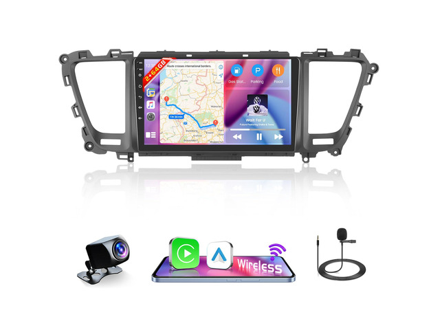 [DSP & EQ] 2+64G 9 inch Car Radio for Kia Carnival Sedona 2015-2020 IPS Touch Screen Wireless Carplay Android Auto Bluetooth5.0 GPS Navigation FM...