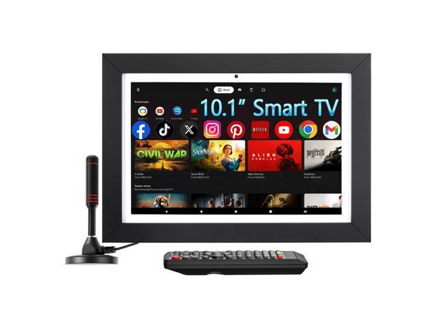 10 Inch Small Smart TV with ATSC Tuner & Touch Screen, 5-in-1 Kitchen TV, Supports Smart Home Apps, Video Calling Capability, Calendar & Photo...