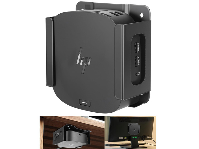 Metal VESA Mount and Under Desk Mount for HP USB-C Dock G5 Wall Mount,Designed for Docking Station Mounting Holder Compatible with HP USB-C Dock...