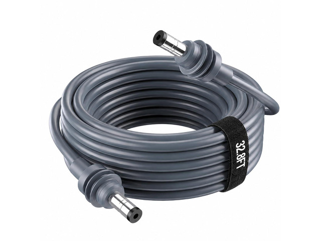 Starlink Mini Power Cable, Starlink Replacement Power Cable 32.8FT/10M for Starlink Mini DC Power, Waterproof Outdoor DC to DC Charging Cord Gray