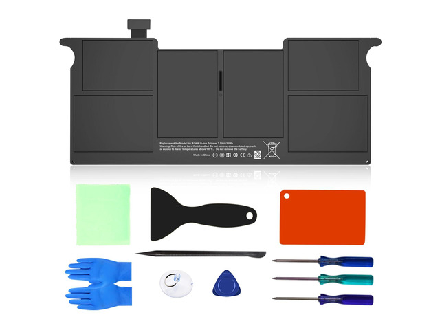 A1406 A1370 A1465 Battery Compatible for MacBook Air 11' A1406 A1495 (Mid 2011 2012 2013 Early 2014 2015) MJVM2LL/A MD711 MD223 MC968 020-7376-A...