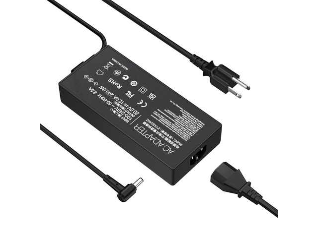 240W for ASUS Laptop Charger Replacement 20V 12A-6.0 x 3.7MM Compatible with Rog Zephyrus G14 G15 M16 G16 S15 S17 ROG Strix G15 G513 Strix Scar 15...