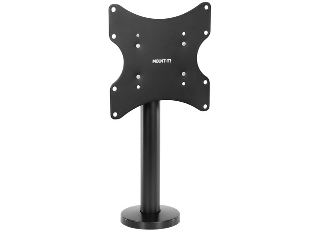 Bolt Down TV Stand, Anti-Tip Swivel Tabletop TV Mount for 23'43' Screens up to 110 lbs, VESA 100x100 to 200x200, Low-Profile Desktop TV Base for...