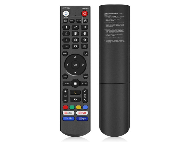 V3 Pro Voice Remote Control Replacement Compatible for vSeeBox V5 Pro,V1,V1,V2,V2 Pro, V3, V3 Plus,V1 Max,Elite,Max