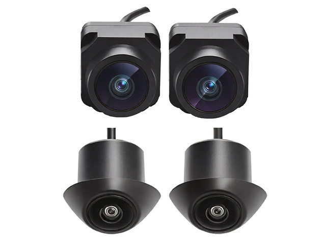 360-Degree Panoramic Camera System for Android 3D 720P Excellent Night Vision Parking Assist Kit with Mounting Accessories and Video Cables (360...