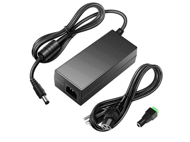 24V DC Power Supply 24 Volt 5A 120W Power Adapter 100V~240V AC to DC Converter Transformer 5.5x2.5mm Plug for 5050 3528 LED Strip Light 3D Printer...