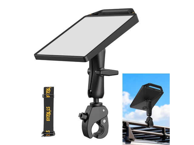 Starlink Mini Clamp Mount with Protective Silicone Case, 2 in 1 Satellite Dish Mounting Kit & Cover with Adjustable Clamp Mount Handle Shoulder...