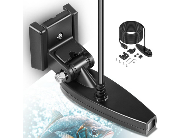710226-1 XNT 9 DI T Transom Transducer for Humminbird Helix/PiranhaMAX/Legacy Down Imaging models with Dual Beam Sonar &Down Imaging Built-in...