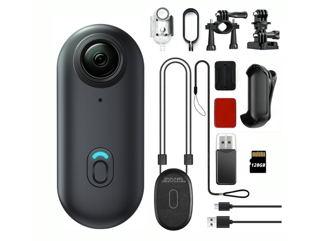 1080P Mini Body Camera 128GB, Wearable Motorcycle Camera WiFi POV 150° Wide Angle, WiFi App Live View, Waterproof Case 131ft, Magnetic Lanyard,...