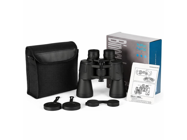 10x50 Magnification Professional High-Power Binoculars for Adults HD Vision with 50mm Objective Lens, K9 Prism, Durable Design for Bird Watching,...