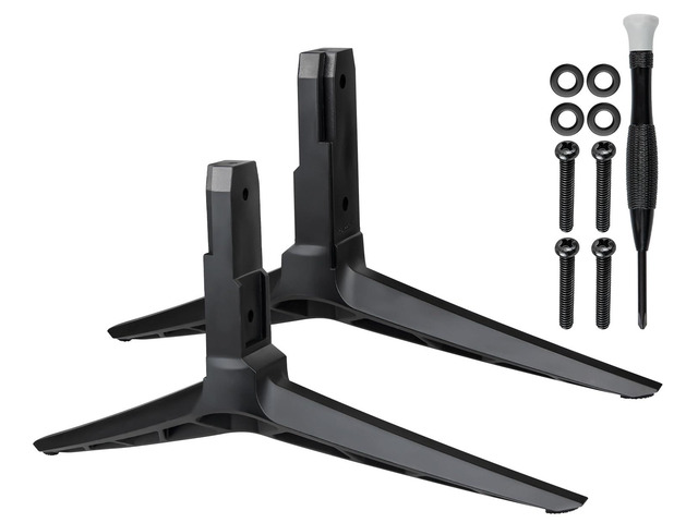 TV Stand Legs for Vizio D50X-G9/V505-G9/V505-H9/M506X-H9 (Black) Easy VESA Tabletop Mount, Anti-Wobble Design, Includes All Screws