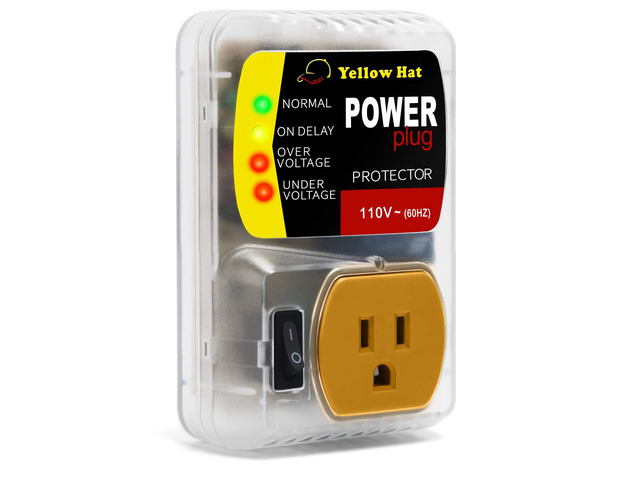 Surge Protector,Voltage Protector for Home Appliance 110V 15A 2200W 1 Pack Multi Function, Indicator Light, Plug with Protection Wall Mount,...