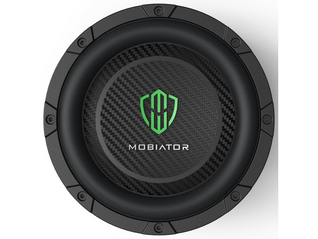 10'' Shallow Mount Car Subwoofer Dual 4 Ohm, 1200W Max 300W RMS High Performance Slim Car Audio Subwoofer, 2.5 Inch High Temperature Voice Coil, FS...
