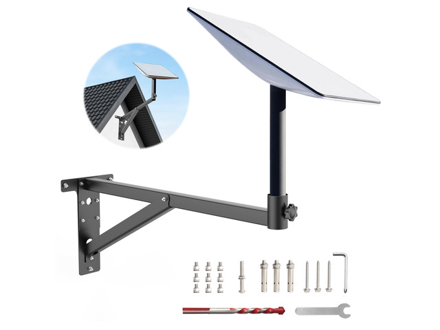 Starlink Mounting Kit for V2,25inch Starlink Wall Mount Compatible Gen2 Made of Thickened and Durable Steel Materials for Starlink Roof...