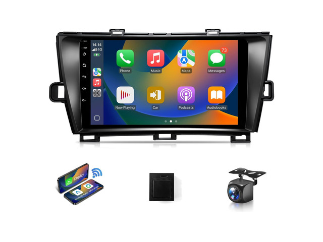 Android 13 Car Radio for Toyota Prius 2010 2011 2012 2013 2014 2015 Car Play for Toyota Prius Stereo Support CarPlay/Android Auto,9' GPS WiFi...