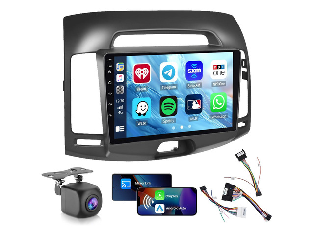 [DSP & EQ] 2+64G Car Radio for Hyundai Elantra 2007 2008 2009 2010 IPS Touch Screen Wireless Carplay Android Auto Bluetooth5.0 GPS Navigation FM...