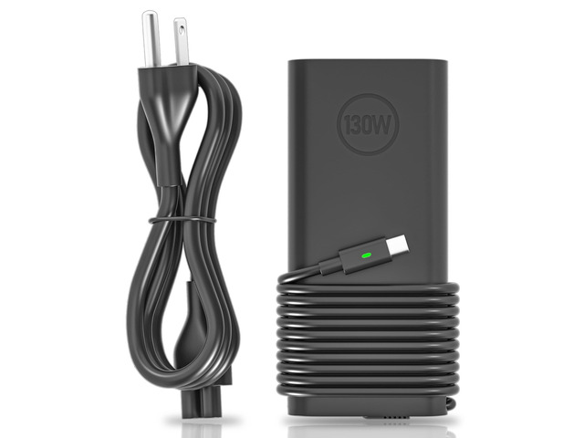 130W USB-C Laptop Charger fit for Dell Precision Latitude XPS 15 17 Series 20V 6.5A Type-C Adapter for Dell 9520 9530 9720 9730 3470 3480 3490...