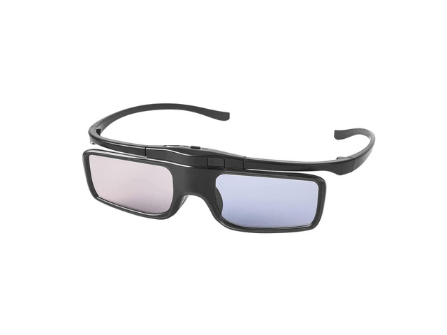RF 3D Glasses, Active Shutter RF 3D Glasses Rechargeable Suitable for RF 3D TV Projectors, RF 3D Eyewear for Sony Epson Toshiba Sharp, Compatible...
