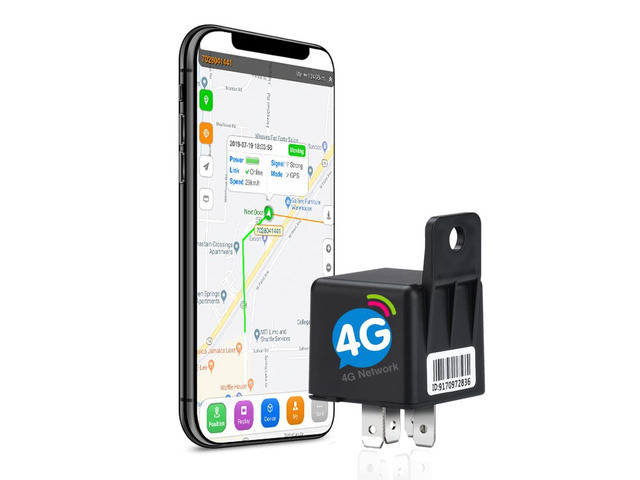 4G GPS Tracker for Vehicles,Vehicle Device Locator Car Relay Tracker Real Time ST-907L Hidden Location Device with No Monthly Fee Tracking System...