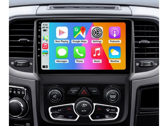 Car Radio Stereo for Dodge RAM 1500 2500 3500 2013-2018 Automatic AC 2+64G Android 13 Touch Screen Radio Upgrade with Wireless CarPlay Android...