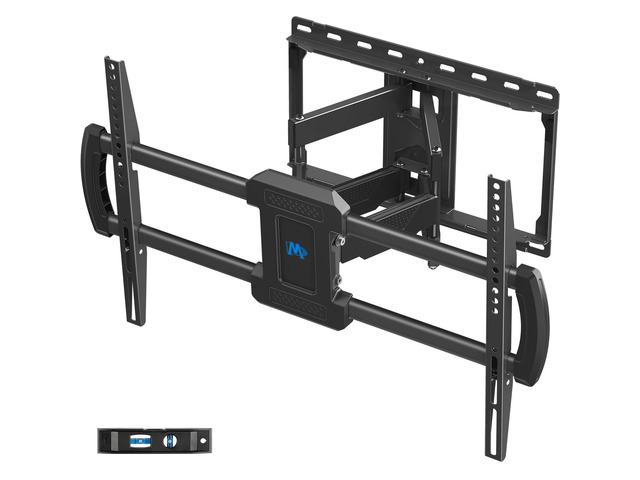 TV Wall Mount for 42-84 Inch TVs, Full Motion Articulating Bracket with Swivel and Tilt, Max VESA 600x400mm, Up to 100lbs, Fits 16' Wood Studs MD2619