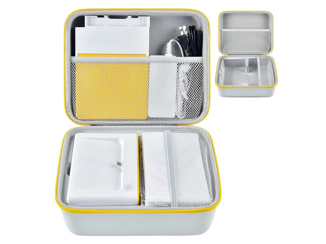 Hard Shell Case for KODAK Dock Plus 4PASS 4x6 Photo Printer Custom Molded Organizer, Stores 4x6 Photo Paper, Ink Cartridges, Paper Tray and Power...
