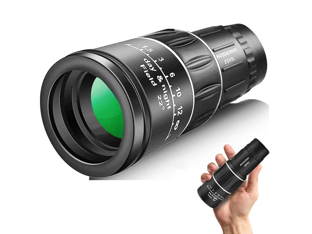 16X52 Mini Monocular Telescope High Powered for Adults, Birthday Gifts for Men Dad Him Husband Teen Boys, BAK4 & FMC Prism Scope for Birdwatching...