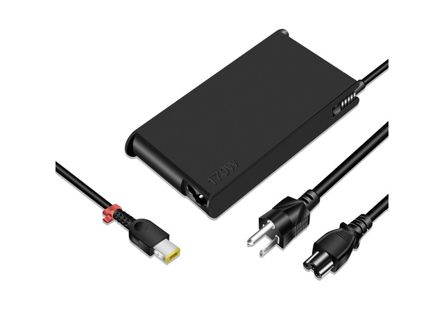 170W Charger Compatible with Lenovo LOQ/Legion Slim 5 5i/Yoga Pro 9i/ThinkPad P1 P16 P16v/IdeaPad Pro 5 5i Power Adapter