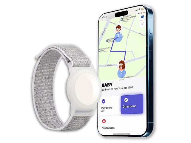 GPS Tracker for Kids, Teen, Special Needs, Elderly - Real-Time Mini Locator Watch Band - No Monthly Fee - Hidden Tracking Device for iOS