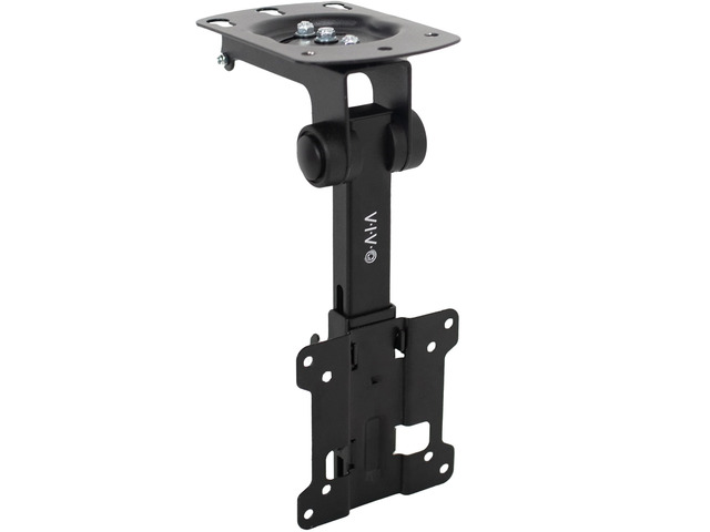 MOUNT-M-FD27 Manual Folding Ceiling Mount for 13-27 inch Flat Screens, Tilt Roof, Under Cabinet Mount for LCD TVs and Monitors