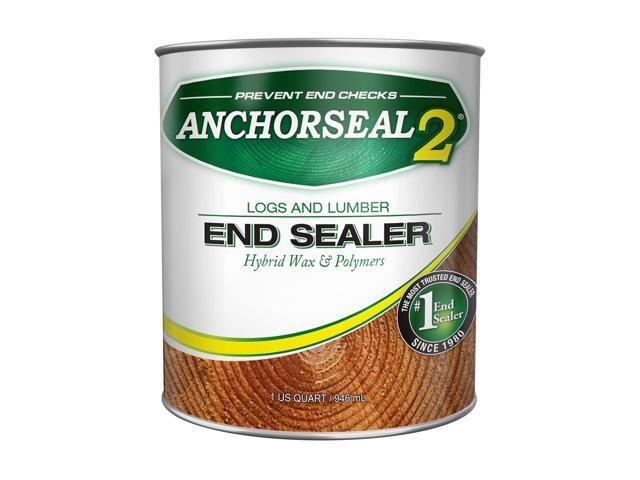 Log and Lumber End Grain Sealer, Prevents Checking, 1 Quart Prevents up to 90% of end-checks, Green wood sealer, For turning blanks & bowls