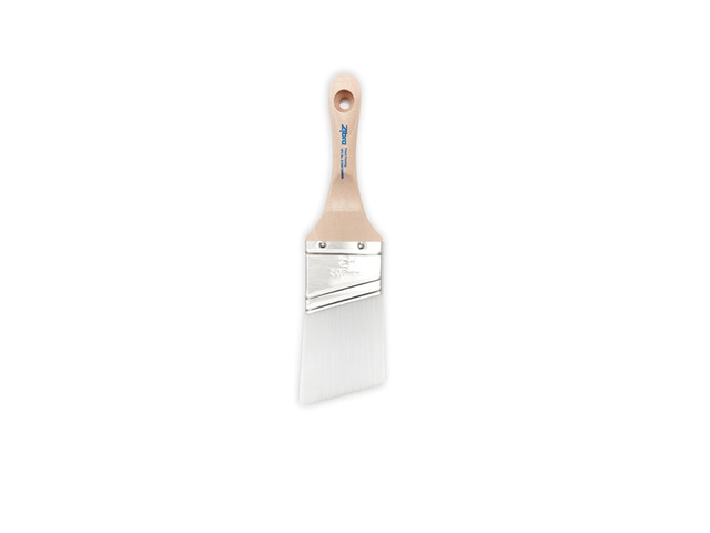 Precision Detail Paint Brush, Pro Grade, Angled for Cutting in, Trim and Furniture, 2-inch