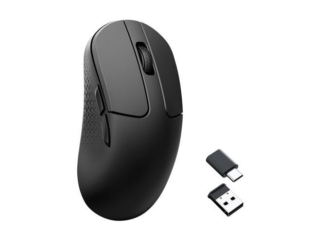 M3 Mini Wireless Optical Mouse, Bluetooth 5.1/2.4 GHz/Wired Gaming Mouse, Programmable PixArt 3311 Sensor with up to 26,000 DPI/ 650 IPS,...