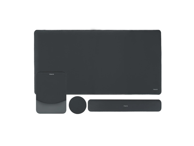 Keyboard Mouse Pad Set, Large Gaming Mouse Pad & Keyboard Wrist Rest Rectangular Mousepad with Wrist Rest & Coaster, Ergonomic Non-Slip & Easy Typing Pad...