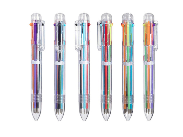 22 Pack 6-in-1 Multicolor Pen for Children Gift Kids Party Favors 0.5mm 6-Color Fun Kawaii Ballpoint Pens for Birthdays Office School Supplies...