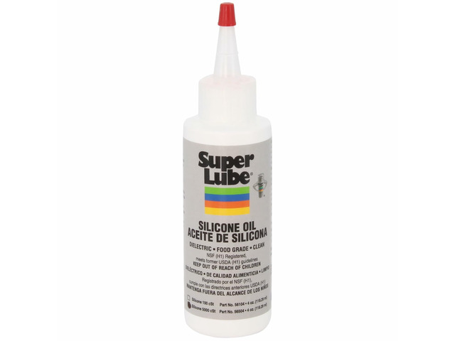 Silicone Oil High & Low Temp CST (Clear, 4oz Bottle) NSF Certified Food Grade & Clean High and Low Temp Stable