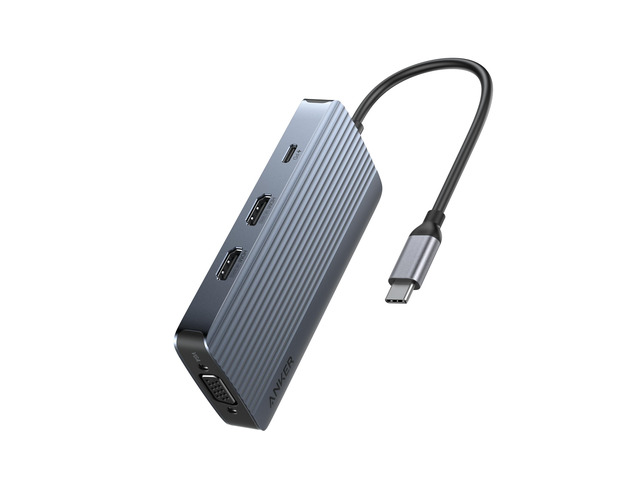 USB-C Hub, 8-in-1 Multiport Ethernet Adapter with 4K@60Hz HDMI Port 85W Max PD, 10Gbps USB-C & 2 USB-A Data Ports, microSD/SD Card Reader, for...