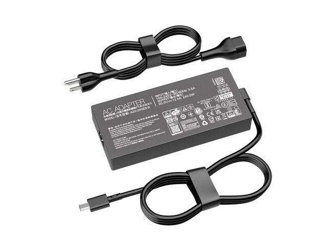 240W 20V 12A Laptop Charger Replacement for Asus ProArt ROG Zephyrus TUF 240 watt Gaming High-Power Supply Cord, RTX 5080, Smart Temperature...