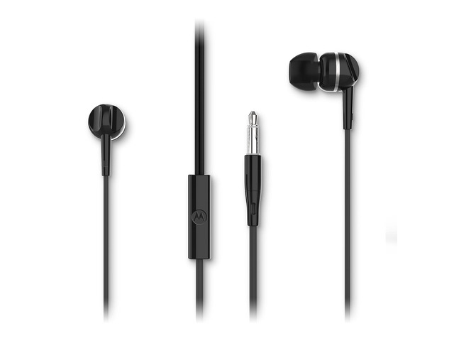 Motorola Wired Earbuds with Microphone - Earbuds 105 Corded in-Ear Headphones, Control Button for Calls/Music, Comfortable Lightweight Easy-Grip...