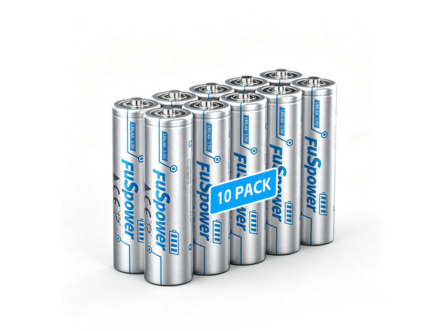 Fuspower Alkaline AA Batteries 1.5V: Ultra Long Lasting Double A Batteries 10 Pack - Power for Remote Control Mice Keyboard - 10 Years Shelf Life...