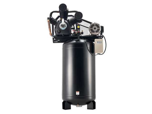 VEVOR 80 Gallons Heavy-Duty Air Compressor, 10HP 17 SCFM at 90PSI Air Compressors Max 175PSI, Oil-Lubricated Compressor Tank for Industrial...
