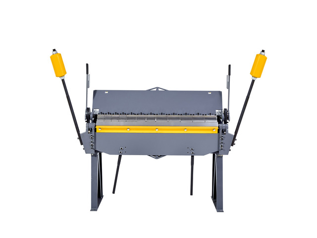 VEVOR Box and Pan Brake, 48 in Sheet Metal Bending Brake, 12-Gauge Mild Steel Capacity, 0-135 Degree Adjustable, Metal Bender Machine with 8...