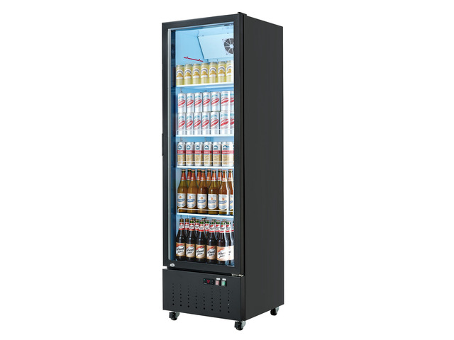 VEVOR Commercial Merchandiser Refrigerator, 12.7 Cu. Ft / 360 L Glass Door Display Refrigerator, Upright Beverage Cooler Fridge with 4 Adjustable...