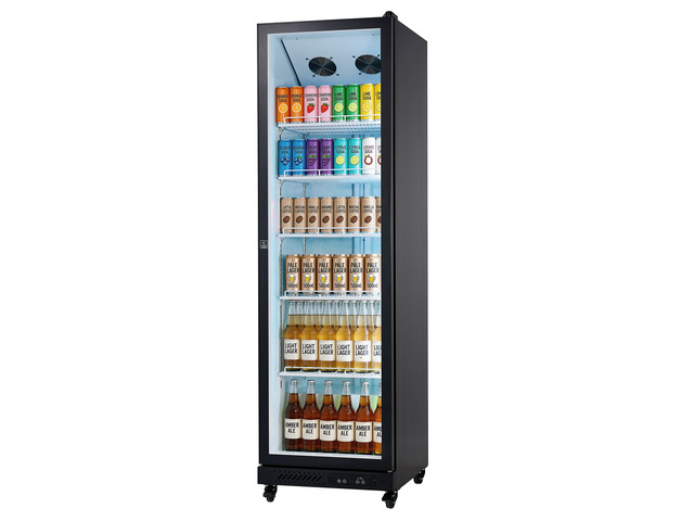 VEVOR Commercial Merchandiser Refrigerator, 12.4 Cu. Ft / 350 L Glass Door Display Refrigerator, Upright Beverage Cooler Fridge with 5 Adjustable...