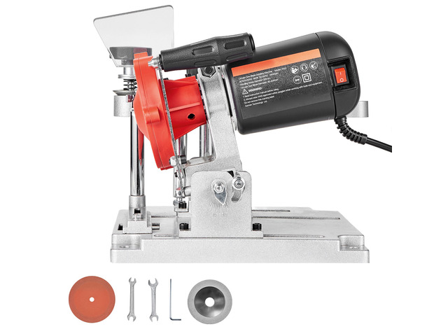 VEVOR Circular Saw Blade Sharpener, 140W 3800RPM Electric Saw Blade Sharpening Machine with 4' Ceramic & Diamond Grinding Wheels - Fits 3.5' to...